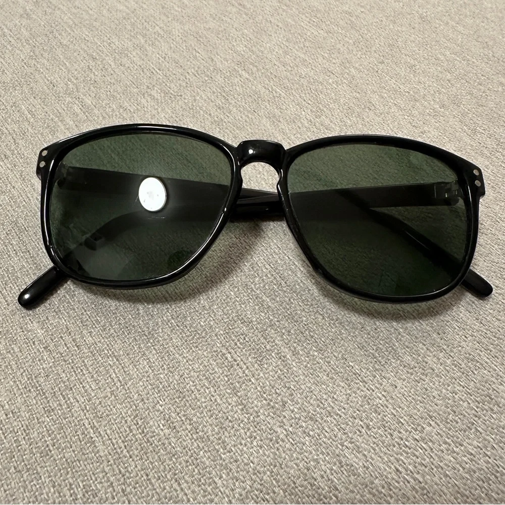 Large Square Black Sunglasses